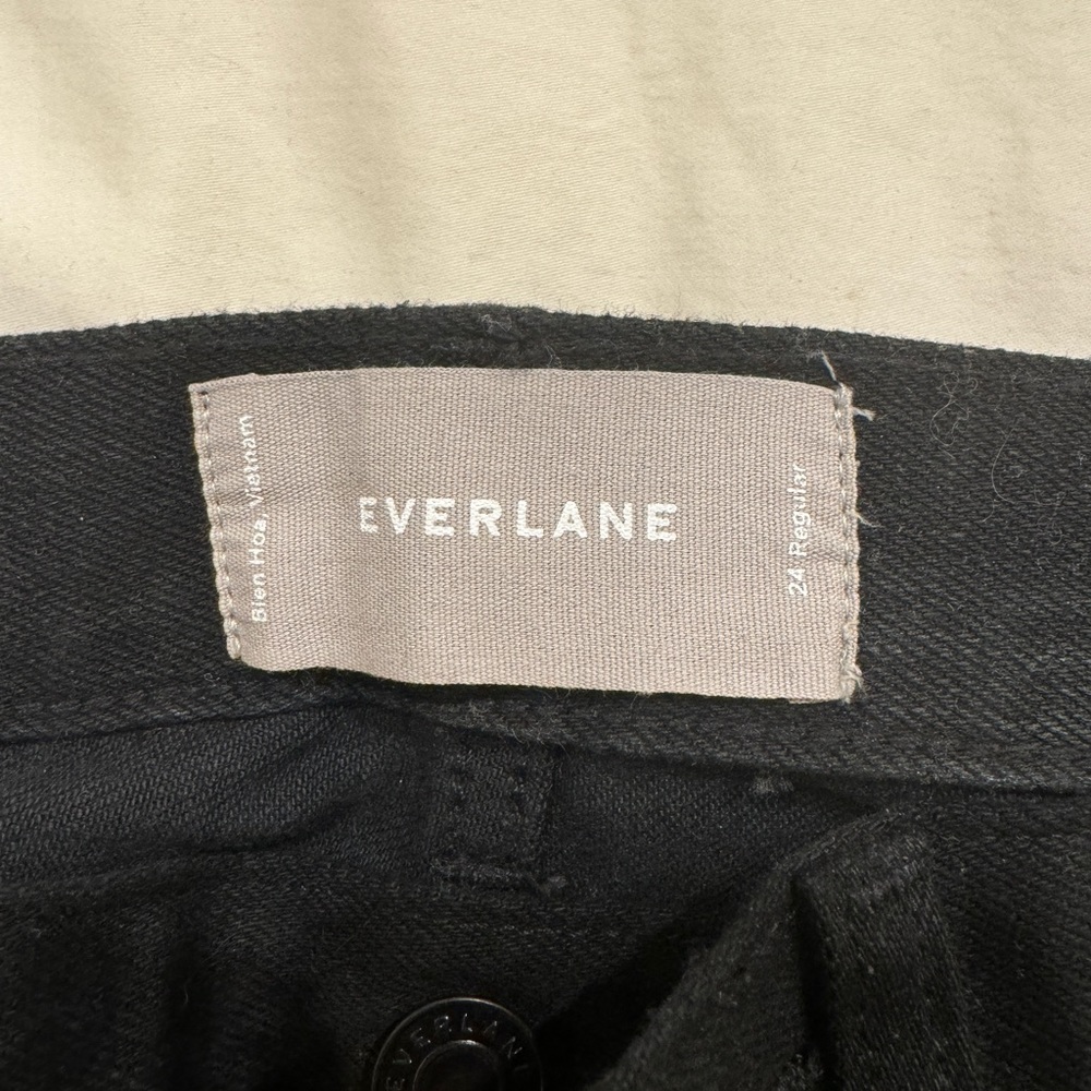 Everlane black boyfriend jeans